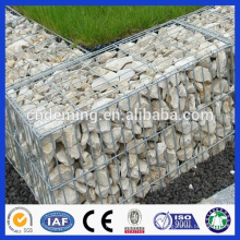 Caja de Gabion cuadrada soldada galvanizada caliente para la pared de la retención